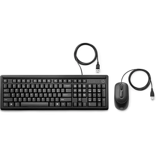 HP Vezetékes Billentyűzet + Egér Pavilion 160, fekete