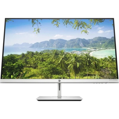 HP Wireless Monitor U27 4k 27" AG IPS 3840x2160, 16:9, 1000:1, 300cd, 5ms, AMD FreeSync, HDMI, DisplayPort, fekete