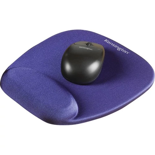 KENSINGTON Egérpad csuklótámasszal (Foam Mousepad with Integral Wrist Rest, Blue)