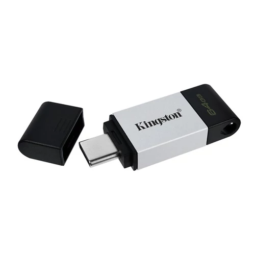 KINGSTON Pendrive 64GB, DT 80 200MB/s USB-C 3.2 Gen 1