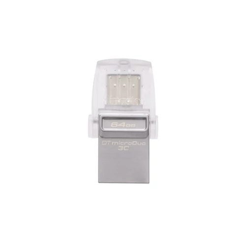 KINGSTON Pendrive 64GB, DT MicroDuo 3C USB 3.1 + Type-C (100/15)