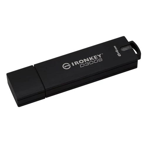KINGSTON Pendrive 64GB, IronKey D300S AES 256 XTS, Serialized