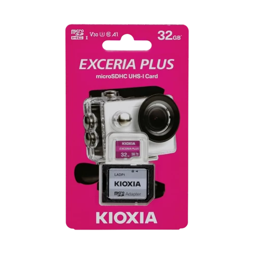KIOXIA Memóriakártya SDHC 32GB CL10 UHS-I U3 + adapter (TOSHIBA)