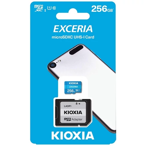 KIOXIA Memóriakártya SDXC 256GB CL10 UHS-I + adapter (TOSHIBA)