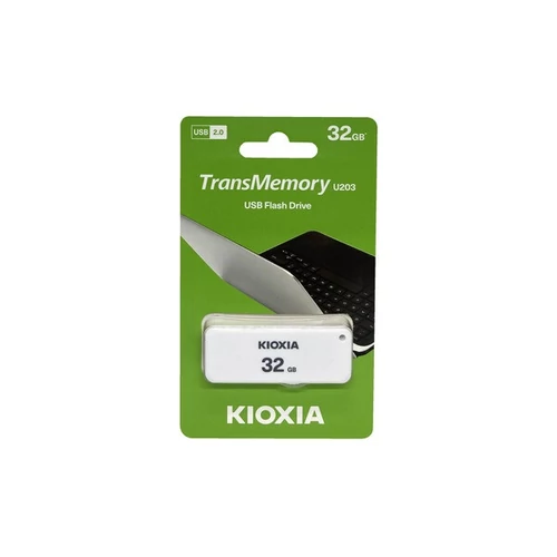 KIOXIA Pendrive 32GB, Yamabiko USB 2.0, Fehér (TOSHIBA)