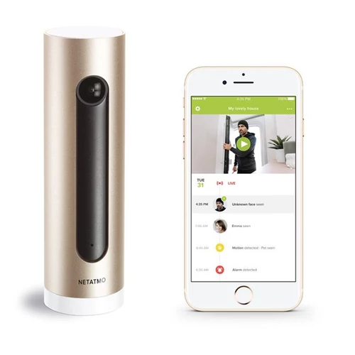 LEGRAND NETATMO Pro Intelligens WiFi Beltéri kamera arcfelismerő funkcióval - 4év garancia