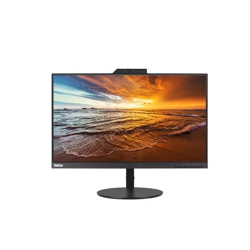 LENOVO Monitor ThinkVision T24v-20; 23,8" FHD 1920x1080 IPS, 16:9, 1000:1, 250cd/m2, 4ms, VESA, D-SUB, HDMI, DP, Camera