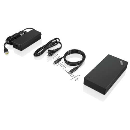 LENOVO ThinkPad Dock - USB-C Gen 2 EU - E490/590/95, L3/4/580/90, T480/90/95/s, T580/90, x390/Yoga. X1 6/7/E, ThinkBook.