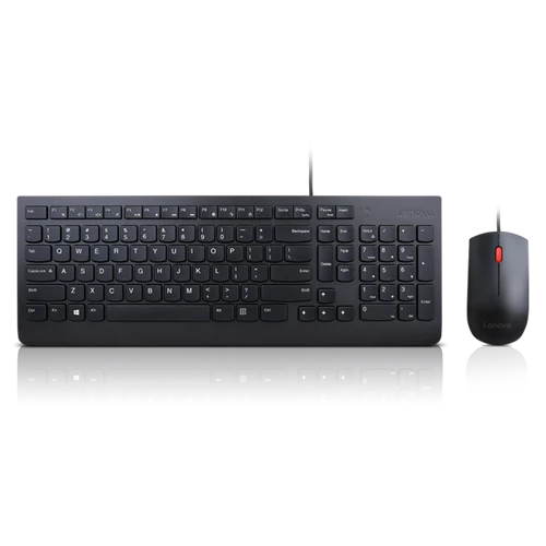 LENOVO Vezetékes Essential Billentyűzet és egér - US English