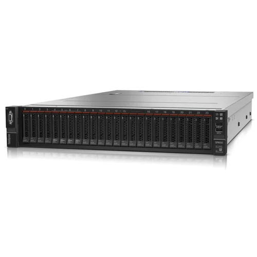 LENOVO rack szerver ThinkSystem SR650 (2.5"), 1x 8C S4208 2.1GHz, 1x32GB, NoHDD, NoRAID, XCC:E, (1+0).