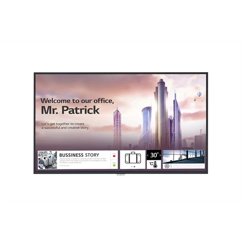 LG 24/7 IPS LFD 49" 49UH5F, 3840x2160, 500cd/m2, 8ms, 3xHDMI/DP/DVI-D/USB 2.0/RS232C/RJ45/Audio/IR, hangszóró