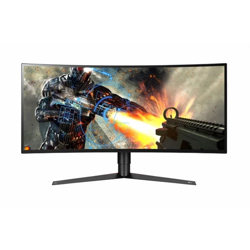 LG Ívelt Gamer 120Hz IPS monitor 34" 34GK950G, 3440x1440, 21:9, 400cd/m2, 5ms, HDMI/DP/2xUSB, Pivot