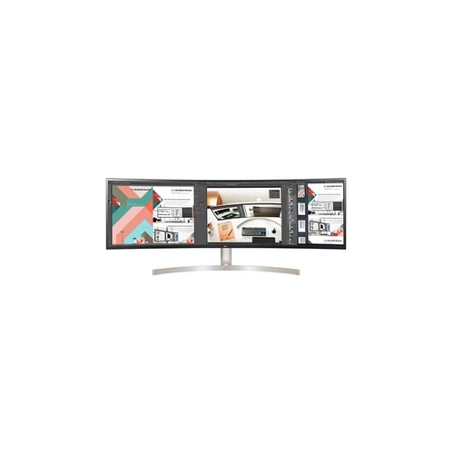 LG Ívelt IPS monitor 49" 49WL95C, 5120x1440, 32:9, 350cd/m2, 5ms, 2xHDMI/DisplayPort/USB-C/4xUSB, hangszóró
