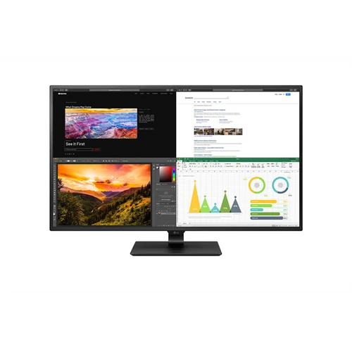 LG IPS monitor 42.5" 43UN700, 3840x2160, 16:9, 400cd/m2, 8ms, HDMI/DisplayPort/USB-C/2xUSB, hangszóró