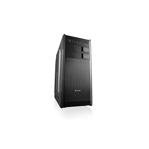 LOGIC Ház Midi ATX K2 Tápegység nélkül USB2.0 + 3.0 ,Fekete