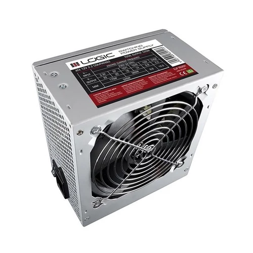 LOGIC Tápegység 520W 12cm ATX, 20+4, 80+