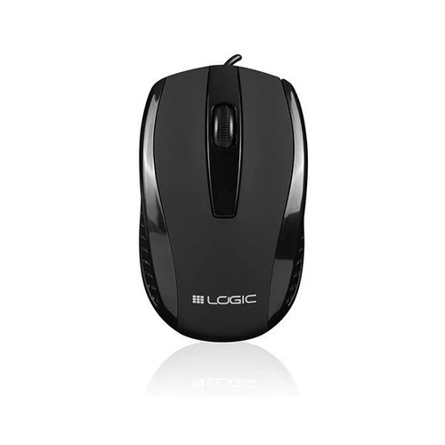 LOGIC Vezetékes egér optikai LM31 USB, 1000dpi, Fekete