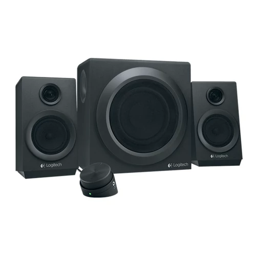 LOGITECH Hangszóró 2.1 - Z333 80W Adapteres, Fekete