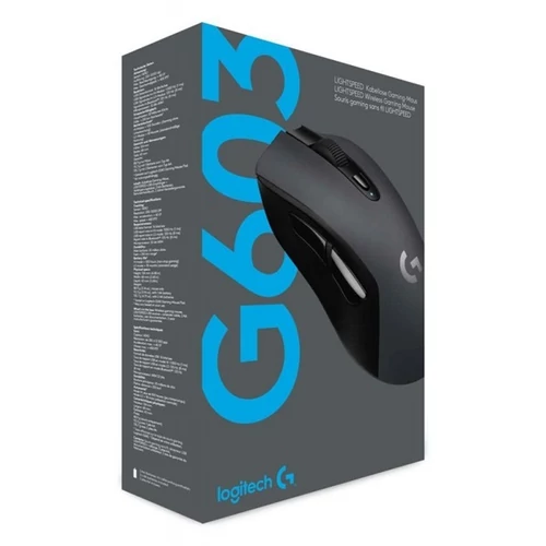 LOGITECH Egér - G603 Lightspeed Vezeték Nélküli Gaming, Fekete