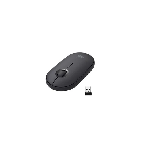 LOGITECH Egér - Pebble M350 Vezeték Nélküli, Grafitszürke