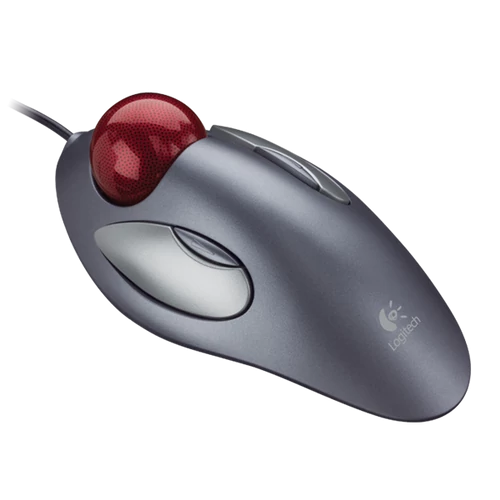 LOGITECH Egér - Trackball Marble Vezetékes, Szürke