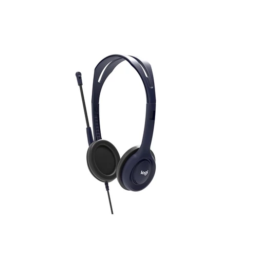 LOGITECH Fejhallgató 2.0 - Vezetékes Mikrofonos OEM, Kék (1-PACK)