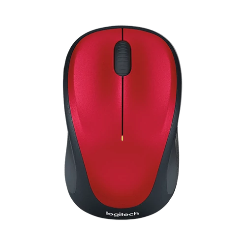 LOGITECH Egér - M235 Vezeték Nélküli Optikai Nano, Piros