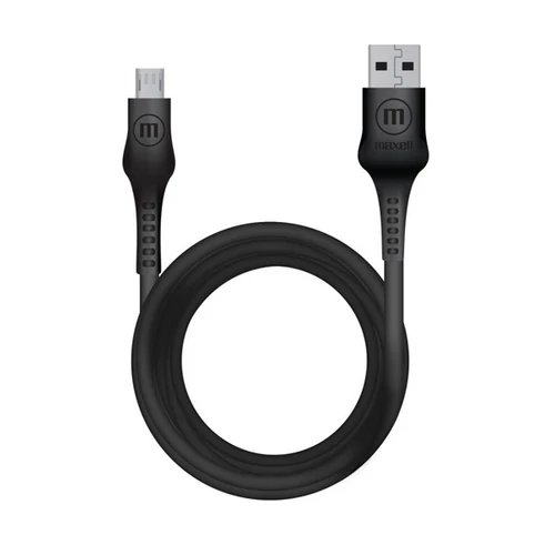 MAXELL adatkábel, Jelleez, microUSB, fekete