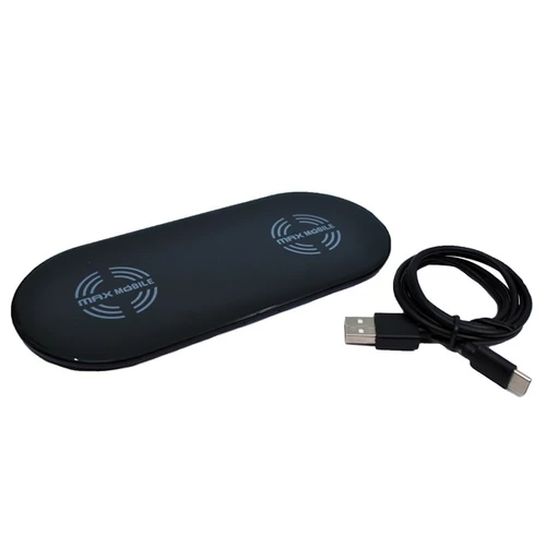 MAX MOBILE Wireless Dupla Töltő WL-034  2XQuick Charge 3.0, 3 A, 15W