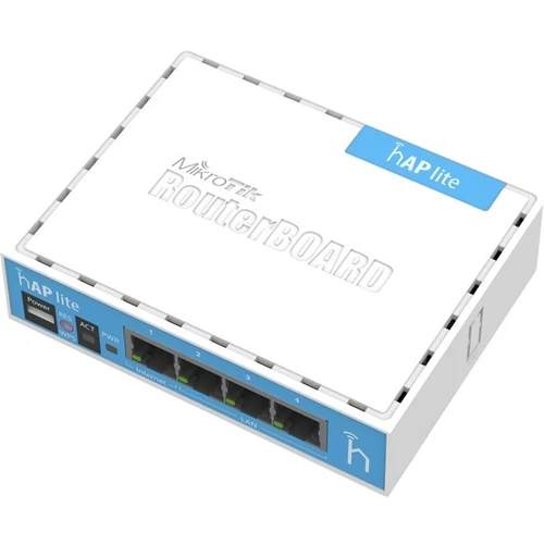 MIKROTIK Wireless Router RouterBOARD 2,4GHz, 4x100Mbps, 300Mbps, Asztali - RB941-2ND-TC