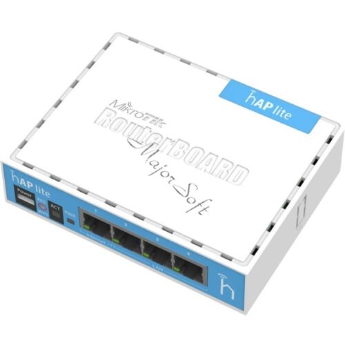 MIKROTIK Wireless Router RouterBOARD 2,4GHz, 4x100Mbps, 300Mbps, Asztali - RB941-2ND-TC