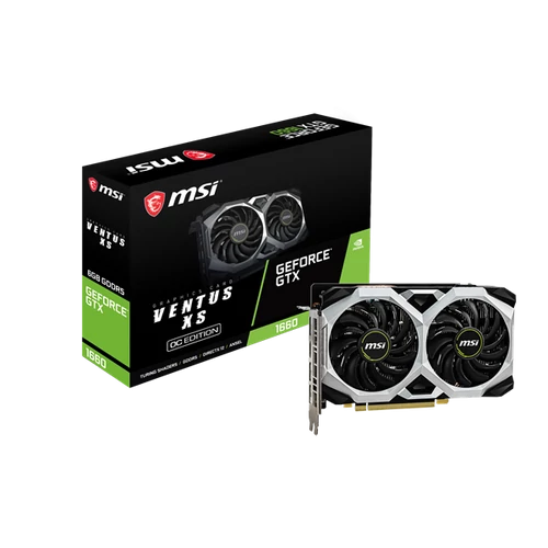 MSI Videokártya PCI-Ex16x nVIDIA GTX 1660 VENTUS XS 6GB OC DDR5
