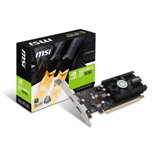 MSI Videokártya PCI-Ex16x nVIDIA GT 1030 2G LP OC 2GB DDR5