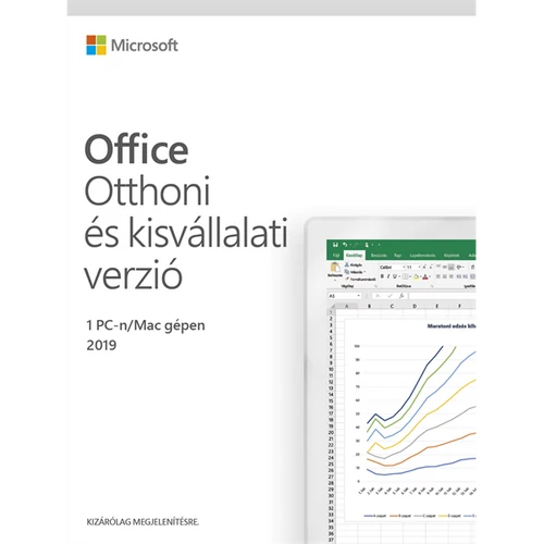 MS Irodai alkalmazás Office Home and Business 2019 All Lng EuroZone PKL Onln DwnLd C2R NR