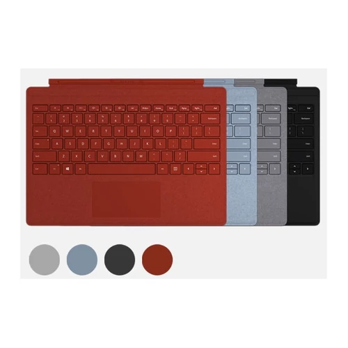 MICROSOFT Billentyűzet Surface Pro Type Cover Vörös UK