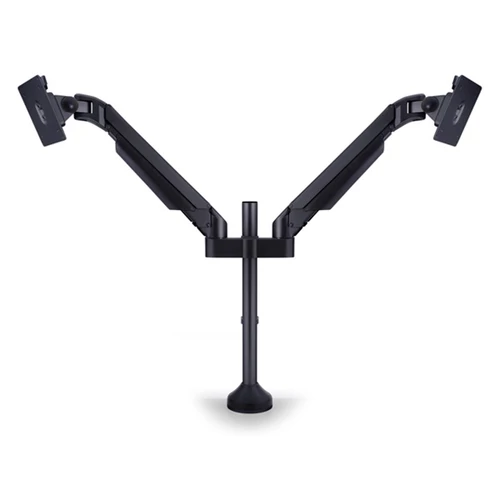 MULTIBRACKETS 2 karos asztali konzol, M VESA Gas Lift Arm Dual Black (15-32", max.VESA: 100x100 mm, 10 kg)