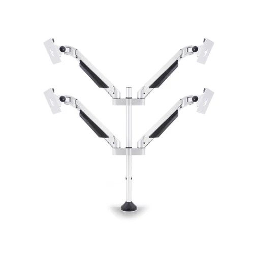 MULTIBRACKETS 4 karos asztali konzol, M VESA Gas Lift Arm Quad White (15-32", max.VESA: 100x100 mm, 10 kg)