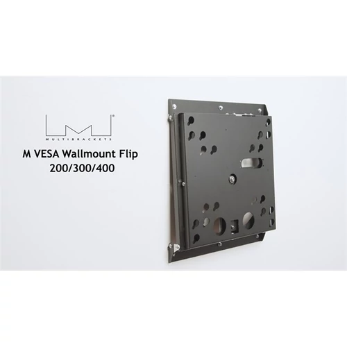 Multibrackets fali rögzítő, forgatható, Wallmount Flip 200/300/400 50-95", fekete