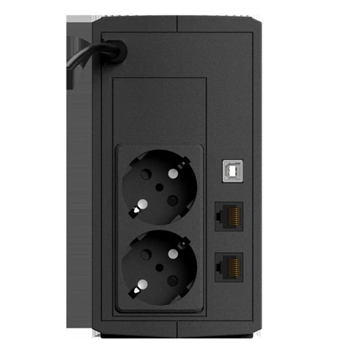 NJOY Szünetmentes 800VA - Keen 800 (2 Schuko, line-interaktív, fekete)
