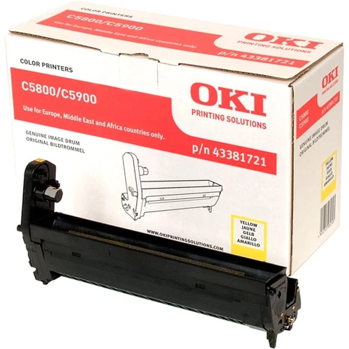 OKI Drum C58/59/5550MFP sárga