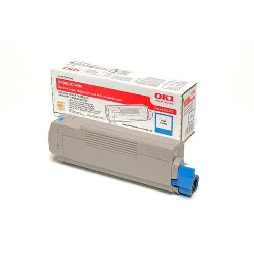 OKI Toner C58/59/5550MFP kék 5000/oldal