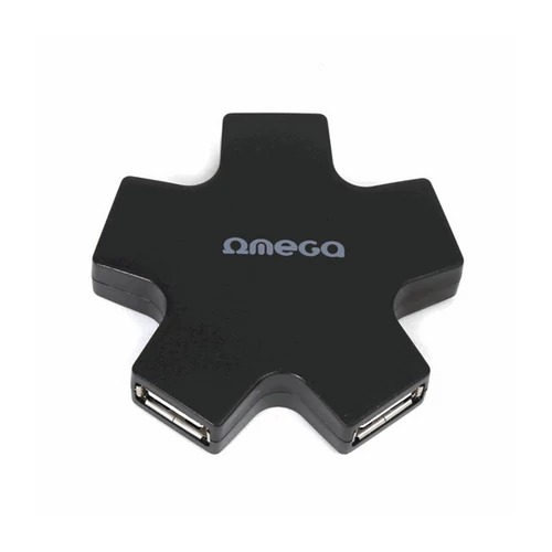 VARR USB 2.0 HUB 4 Port, fekete