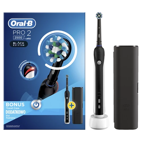 ORAL-B Pro 2 2500 Elektromos Fogkefe (CrossAction fejjel + utazótok)