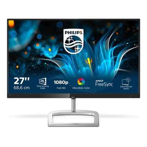 PHILIPS IPS monitor 27" 276E9QDSB, 1920x1080, 16:9, 250cd/m2, 4ms, 75Hz, VGA/DVI-D/HDMI, AMD FreeSync™