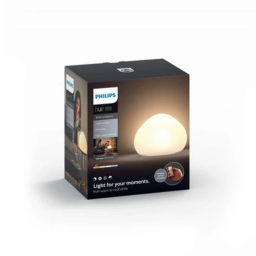 PHILIPS HUE Wellnes White ambiance, Asztali lámpa - 9.5W, 806 lm