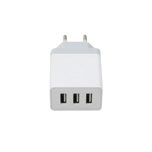 PLATINET Fali hálózati töltő adapter 3 USB 3A, fehér