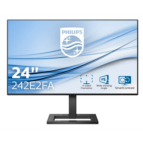 PHILIPS IPS monitor 23.8" 242E2FA, 1920x1080, 16:9, 300 cd/m2, 1ms, VGA/DisplayPort/HDMI, hangszóró
