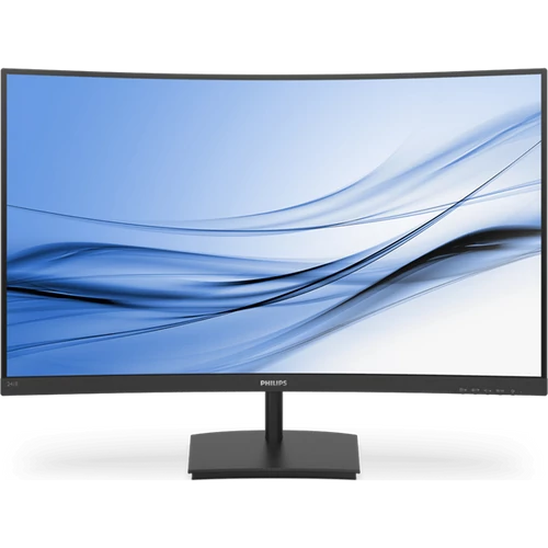 PHILIPS Ívelt VA monitor 23.6" 241E1SCA, 1920x1080, 16:9, 250cd/m2, 4ms, VGA/HDMI, hangszóró