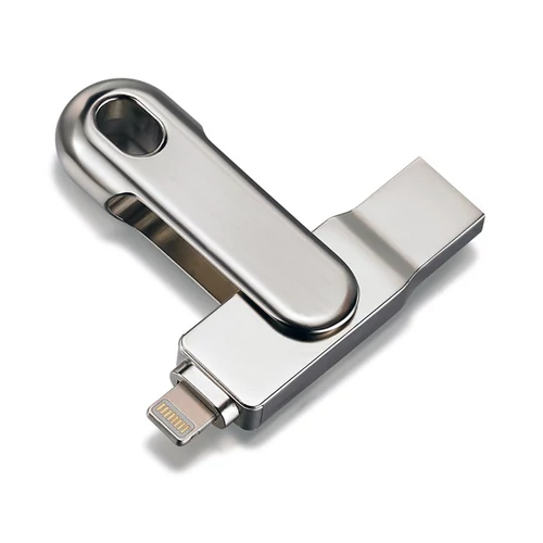 Platinet Pendrive, 16GB, USB 3.0 + Lightning iOS telefonokhoz (iPhone) és tabletekhez (iPad), ezüst