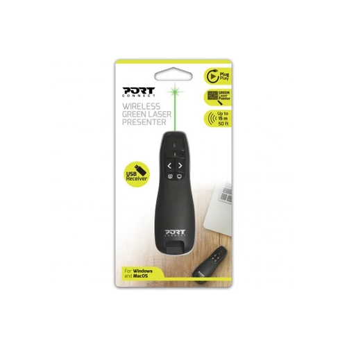 Port Designs-Port Connect wireless presenter, zöld lézer